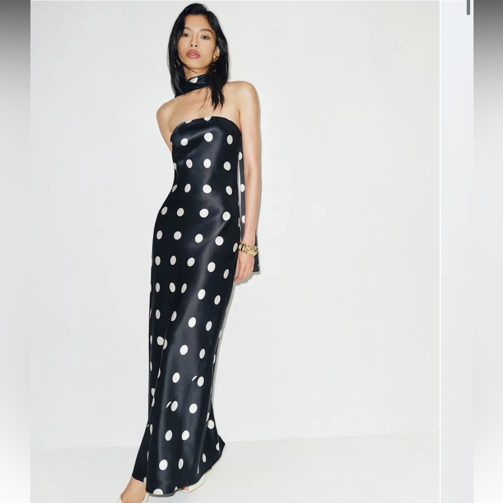 Reformation Oren Silk Dress